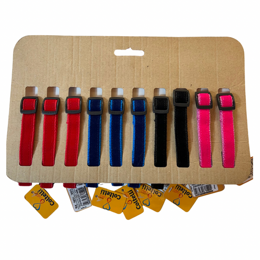 Coleira Cachorro Cotelli Camurça P