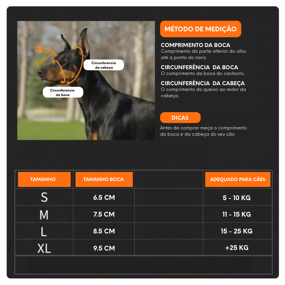 Focinheira de Passeio Rinoceronte