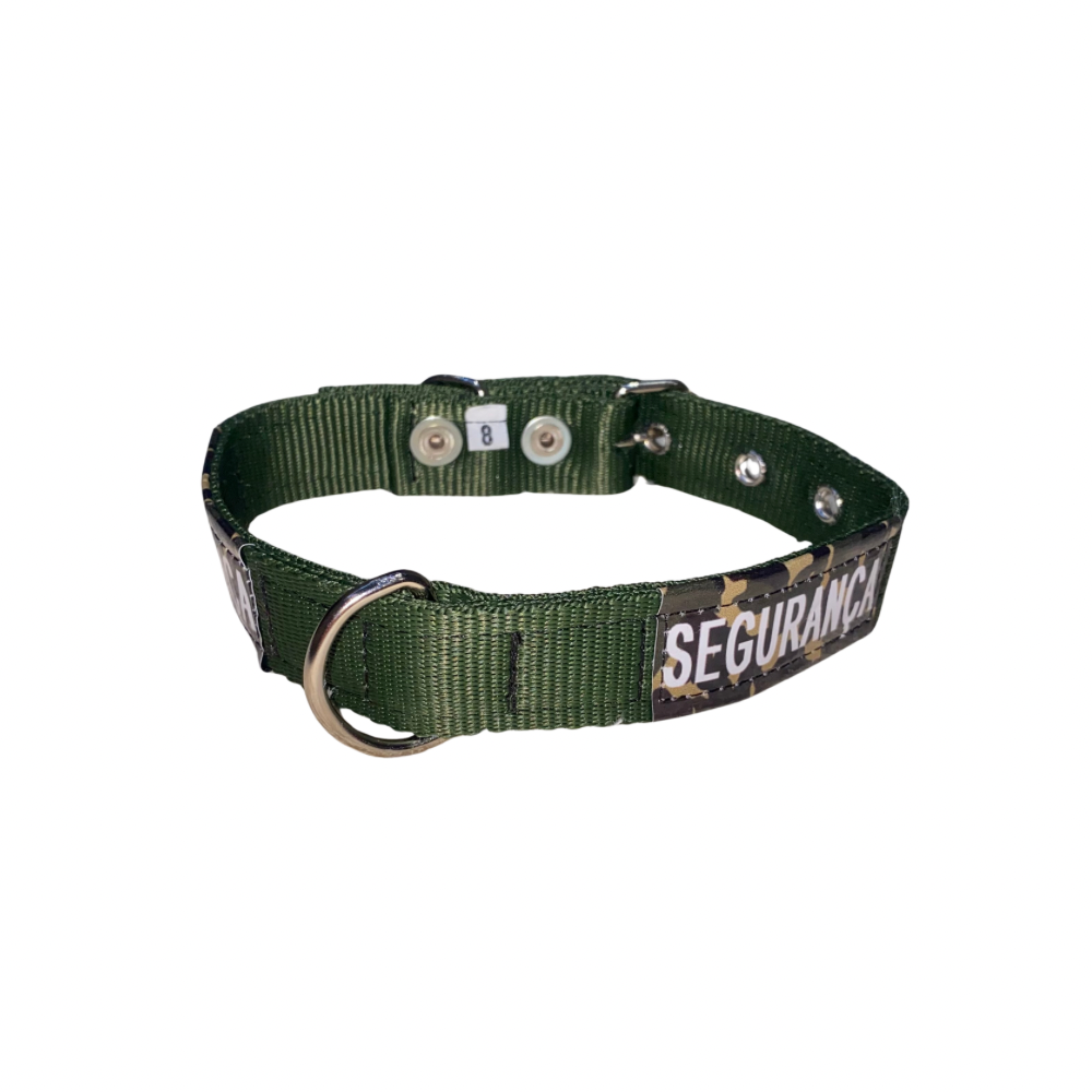 Coleira Segurança/Guarda-Costas Nylon Especial