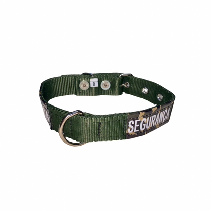Coleira Segurança/Guarda-Costas Nylon Especial