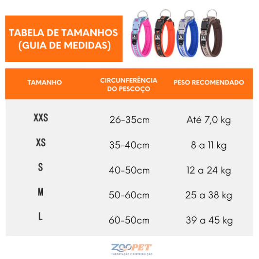 Coleira Premium Nailish Importada