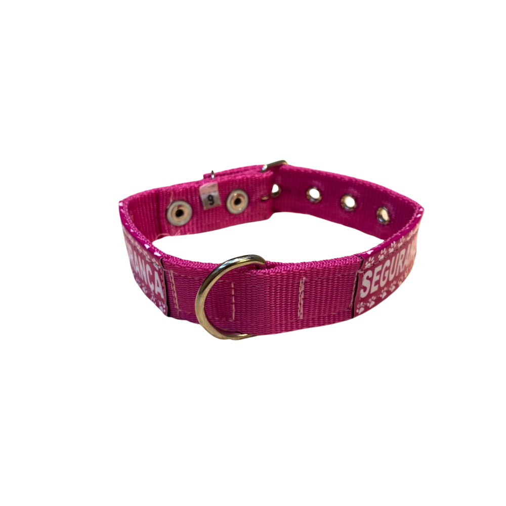 Coleira Segurança/Guarda-Costas Nylon Especial