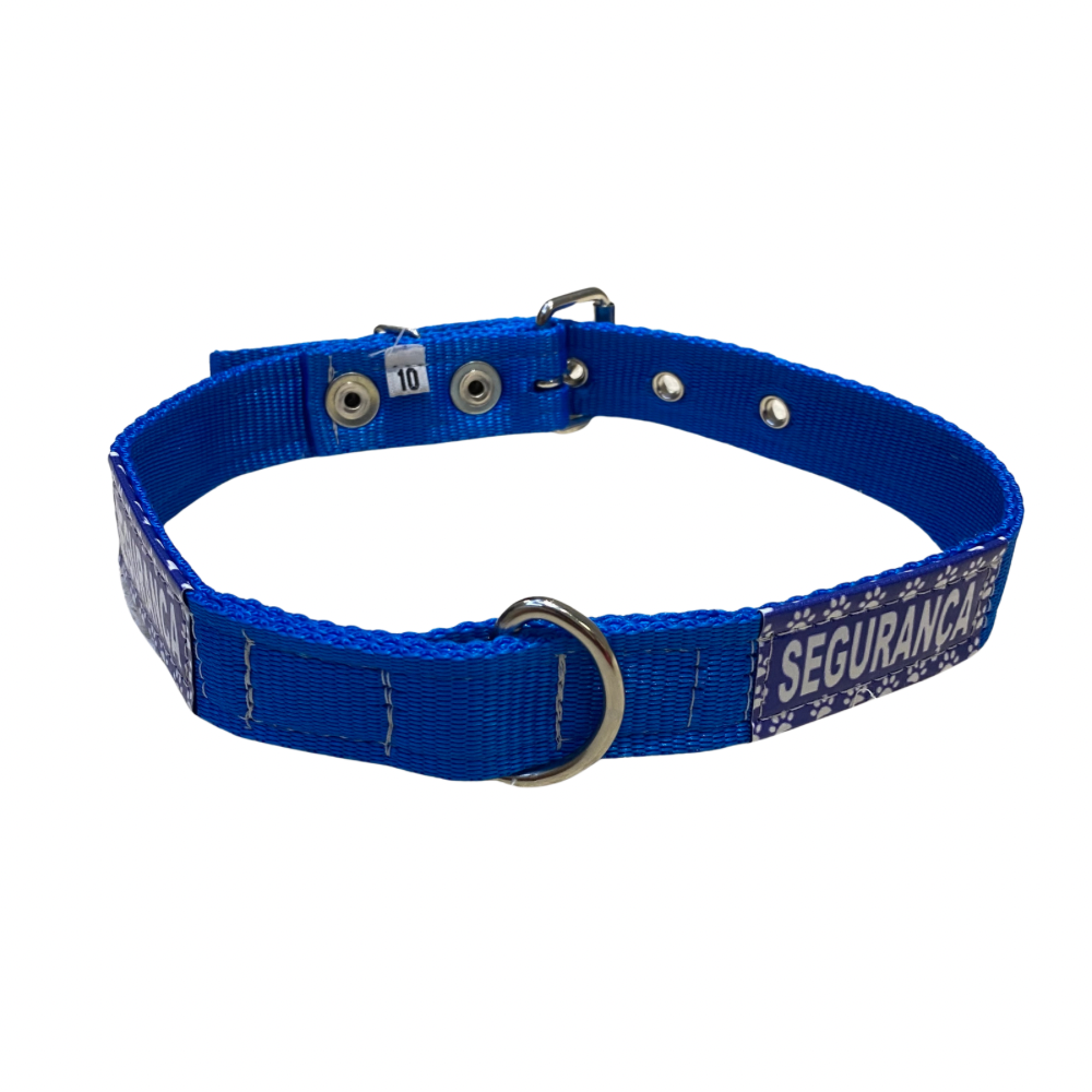 Coleira Segurança/Guarda-Costas Nylon Especial