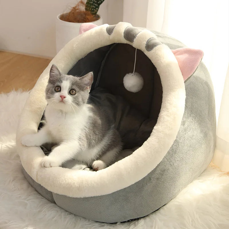 Cama Para Gatos Desenho Animado Lavável e Super Confortável