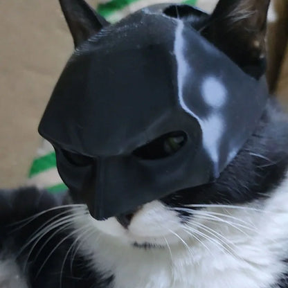 TONG Cat Bat Cool Man Mask Cat Avenger Mask Matte Cute Bat Mask Superhero Toys Cat Bat Pet
