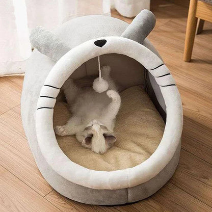 Cama Para Gatos Desenho Animado Lavável e Super Confortável