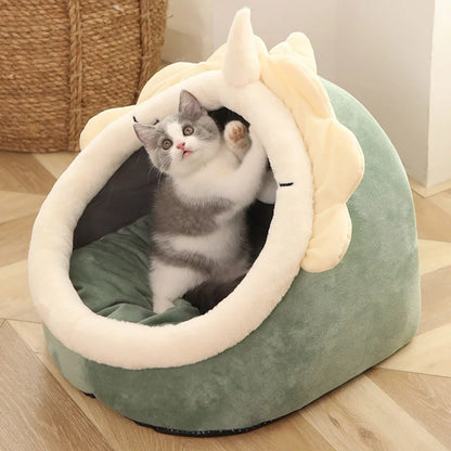 Cama Para Gatos Desenho Animado Lavável e Super Confortável