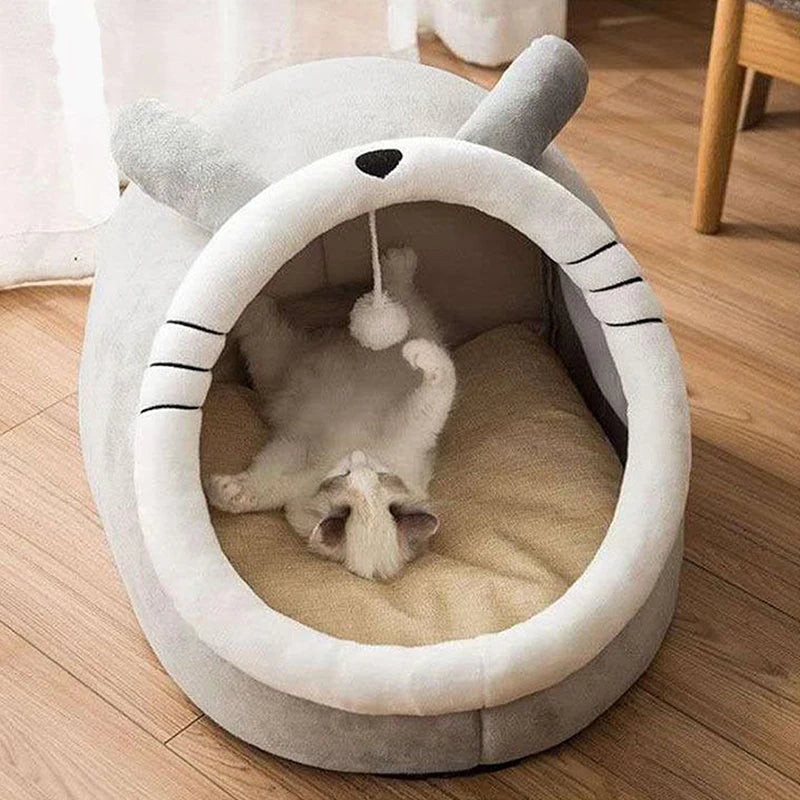 Cama Para Gatos Desenho Animado Lavável e Super Confortável