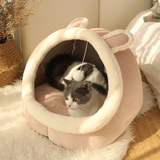 Cama Para Gatos Desenho Animado Lavável e Super Confortável